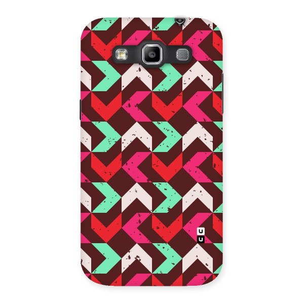 Retro Red Pink Pattern Back Case for Galaxy Grand Quattro