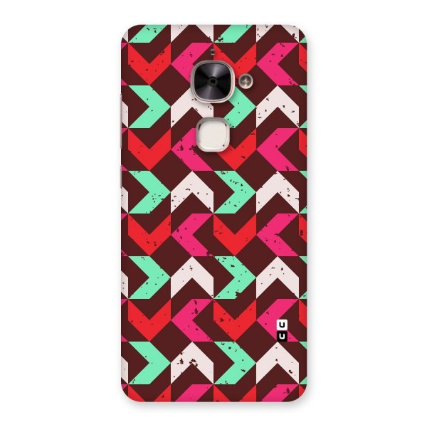 Retro Red Pink Pattern Back Case for Le 2