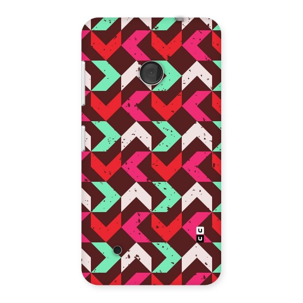 Retro Red Pink Pattern Back Case for Lumia 530