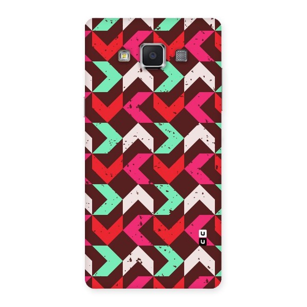 Retro Red Pink Pattern Back Case for Samsung Galaxy A5