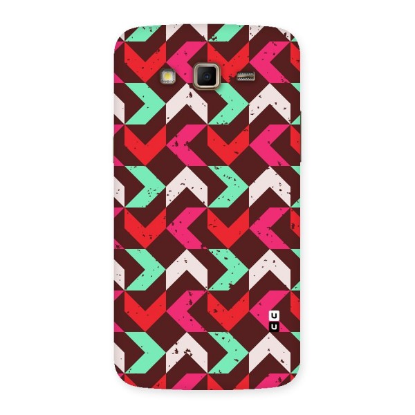 Retro Red Pink Pattern Back Case for Samsung Galaxy Grand 2