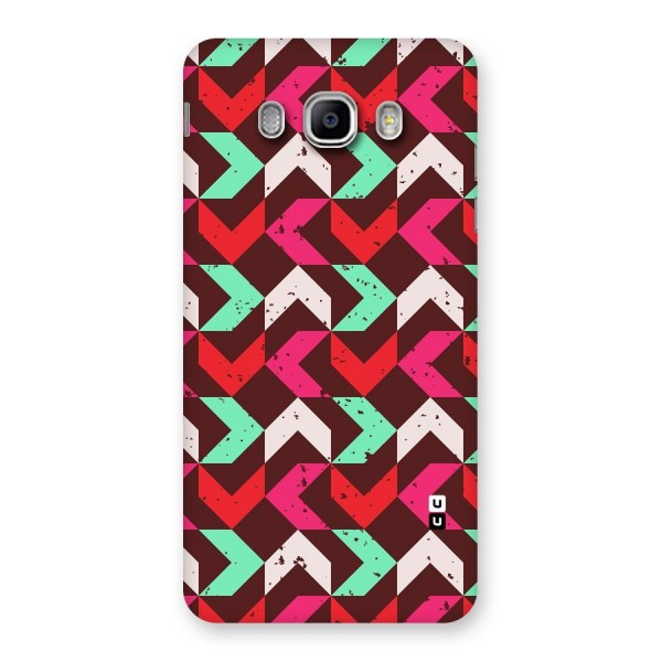 Retro Red Pink Pattern Back Case for Samsung Galaxy J5 2016