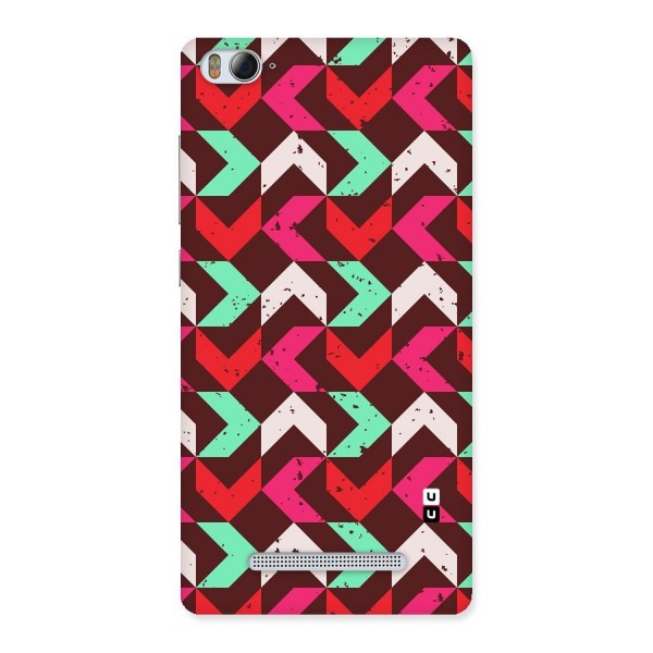 Retro Red Pink Pattern Back Case for Xiaomi Mi4i