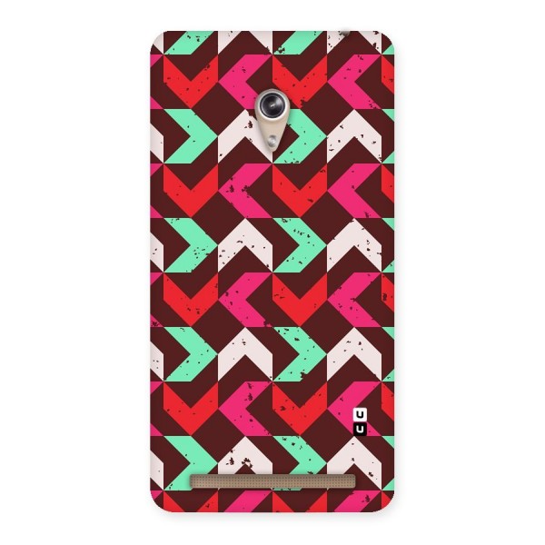 Retro Red Pink Pattern Back Case for Zenfone 6