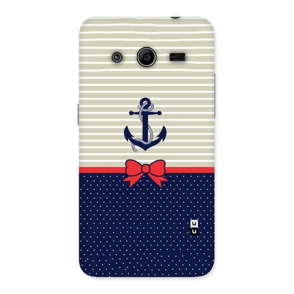 Ribbon Anchor Back Case for Galaxy Core 2