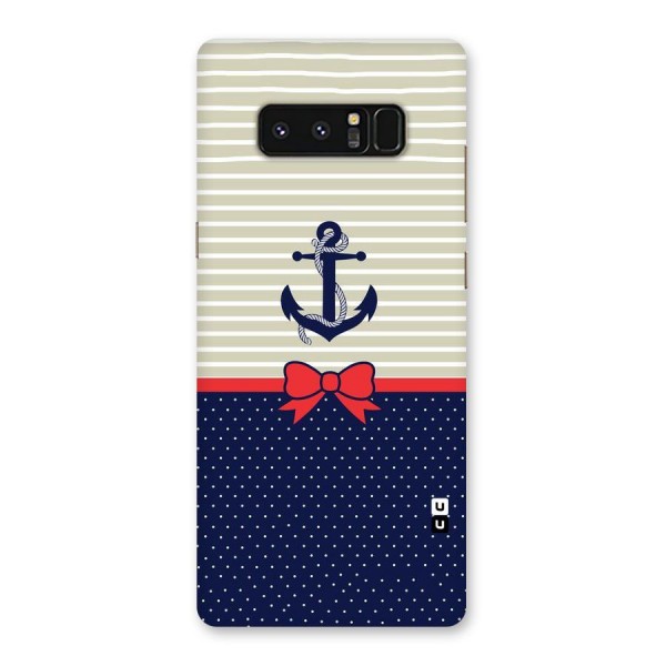Ribbon Anchor Back Case for Galaxy Note 8