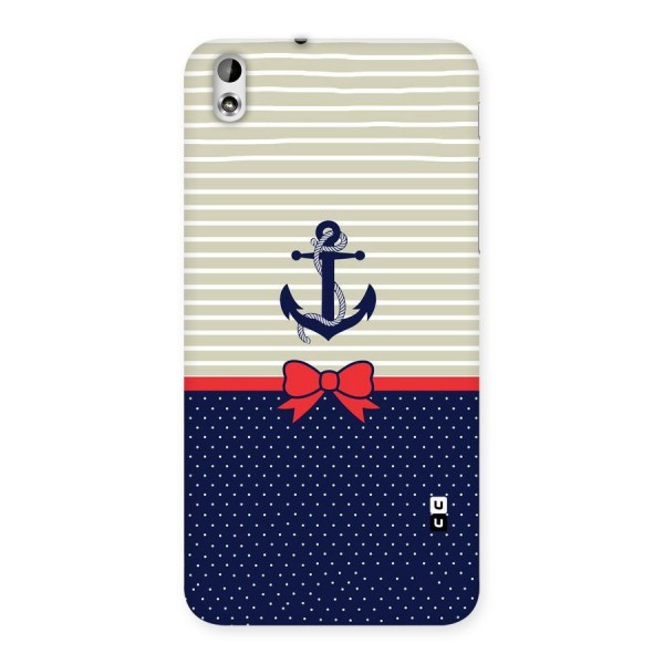 Ribbon Anchor Back Case for HTC Desire 816