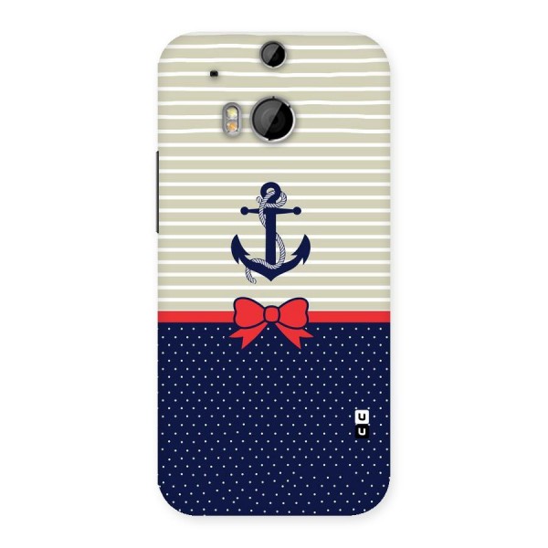 Ribbon Anchor Back Case for HTC One M8