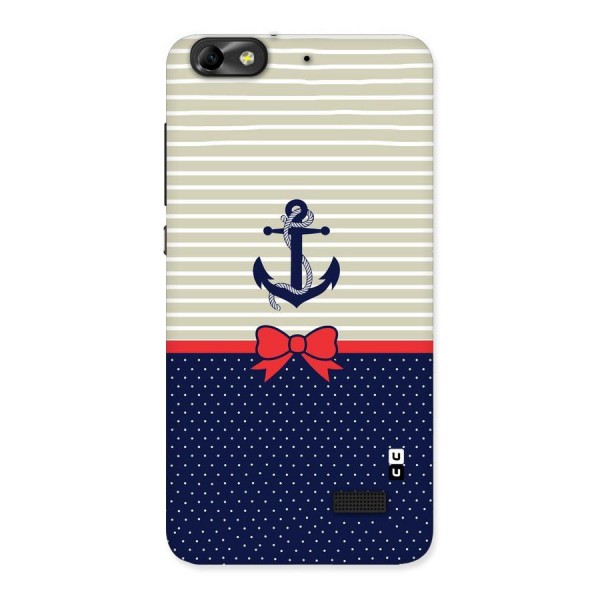 Ribbon Anchor Back Case for Honor 4C