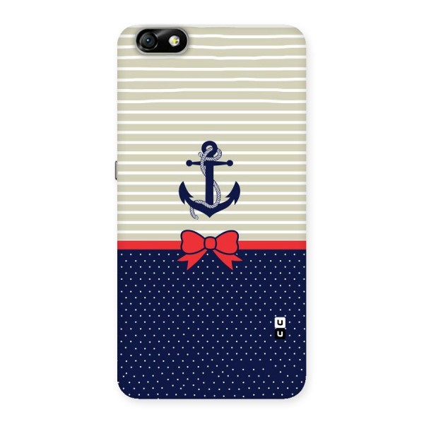 Ribbon Anchor Back Case for Honor 4X