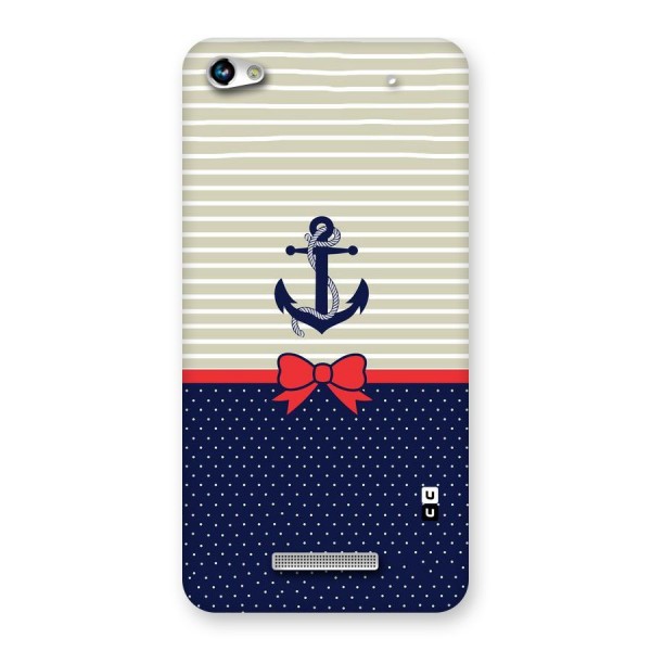 Ribbon Anchor Back Case for Micromax Hue 2