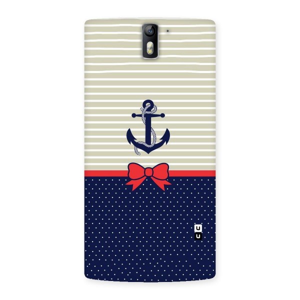 Ribbon Anchor Back Case for One Plus One