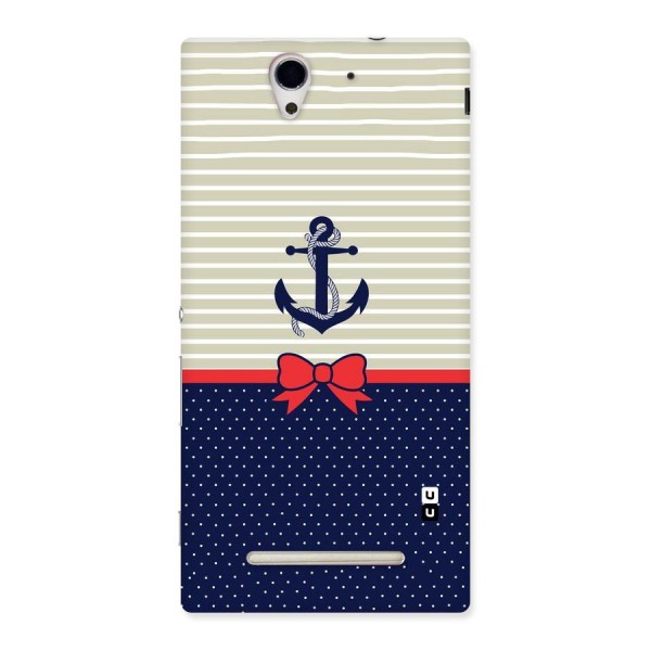 Ribbon Anchor Back Case for Sony Xperia C3