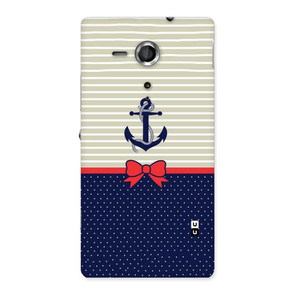 Ribbon Anchor Back Case for Sony Xperia SP