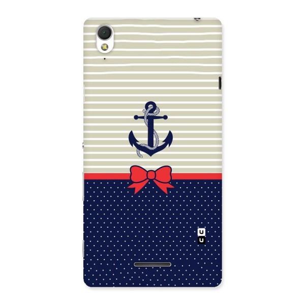 Ribbon Anchor Back Case for Sony Xperia T3