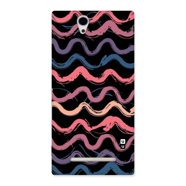 Ribbon Art Back Case for Sony Xperia C3