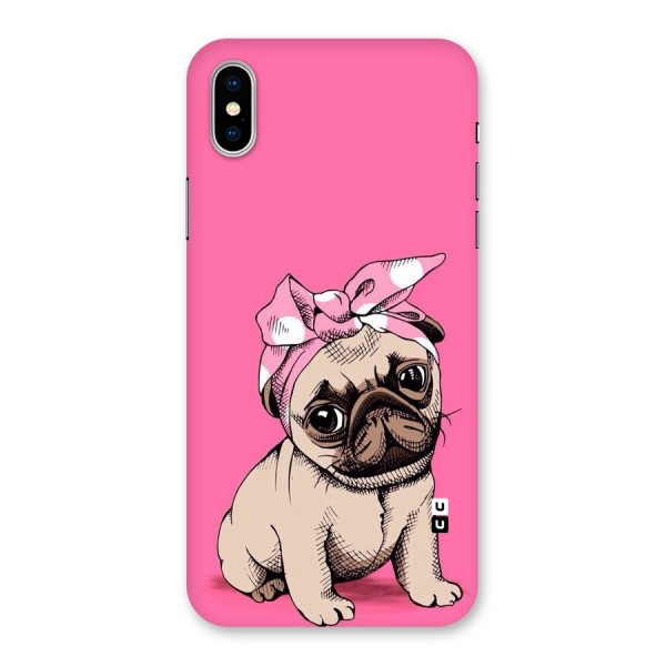 Ribbon Doggo Back Case for iPhone X