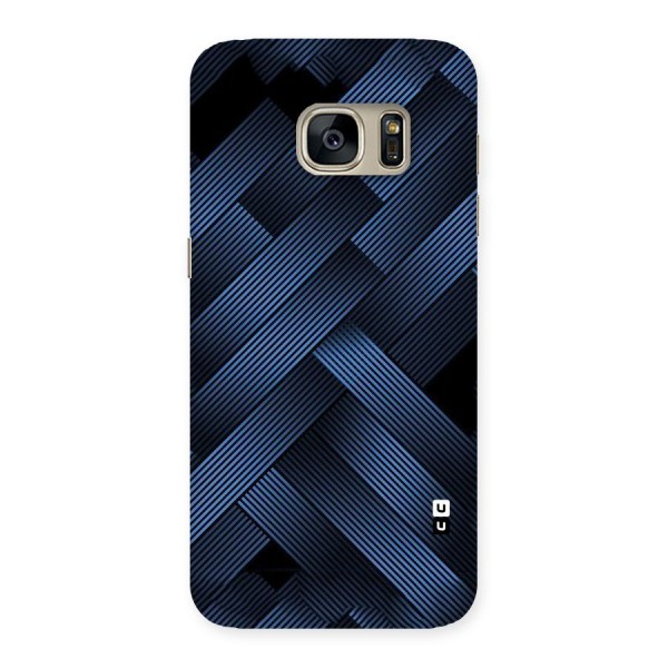 Ribbon Stripes Back Case for Galaxy S7