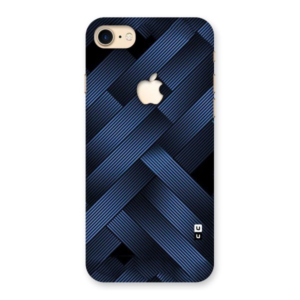 Ribbon Stripes Back Case for iPhone 7 Apple Cut