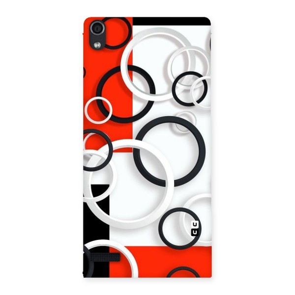 Rings Abstract Back Case for Ascend P6