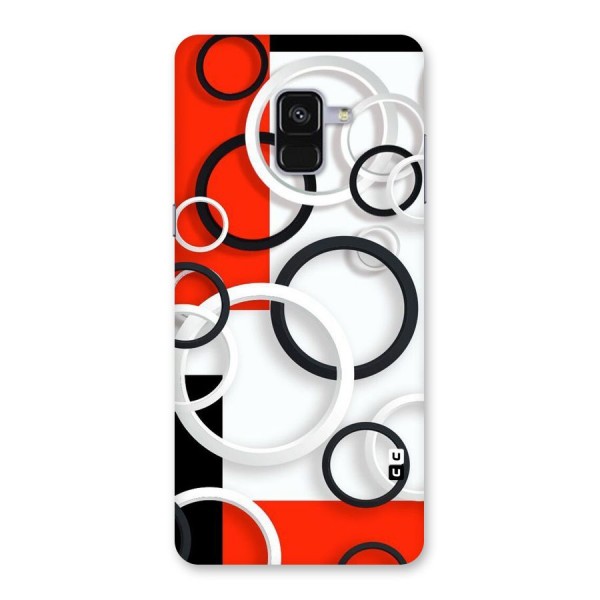 Rings Abstract Back Case for Galaxy A8 Plus