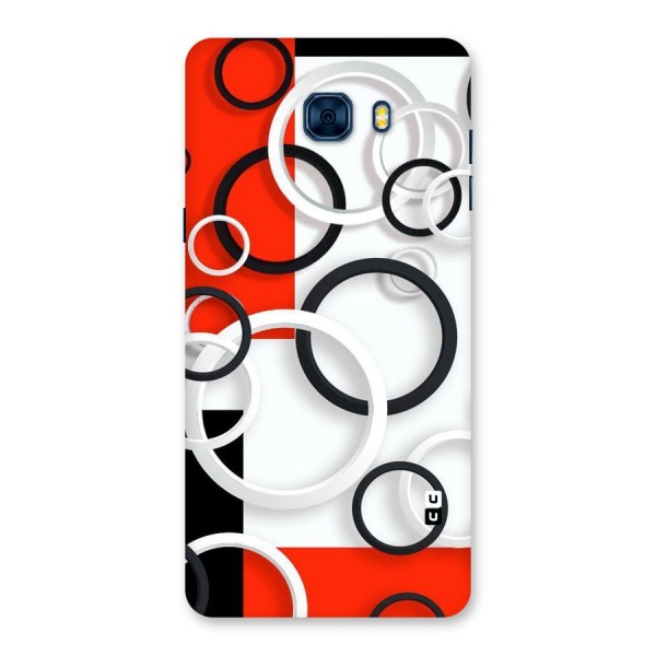 Rings Abstract Back Case for Galaxy C7 Pro