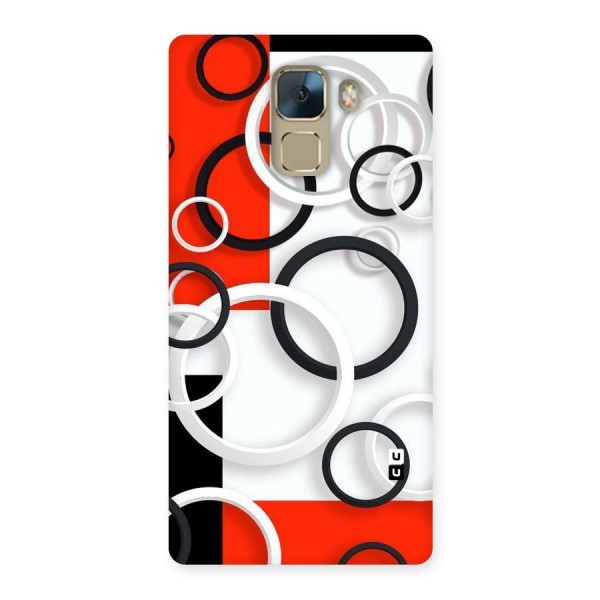 Rings Abstract Back Case for Huawei Honor 7