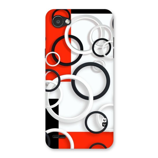 Rings Abstract Back Case for LG Q6
