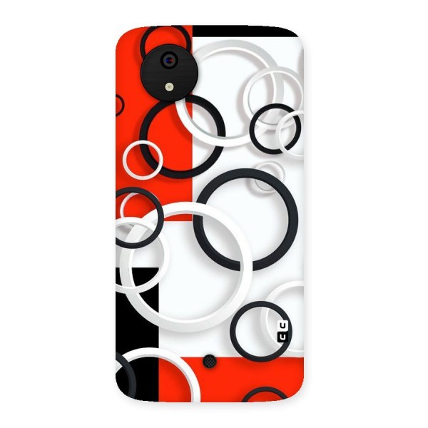 Rings Abstract Back Case for Micromax Canvas A1