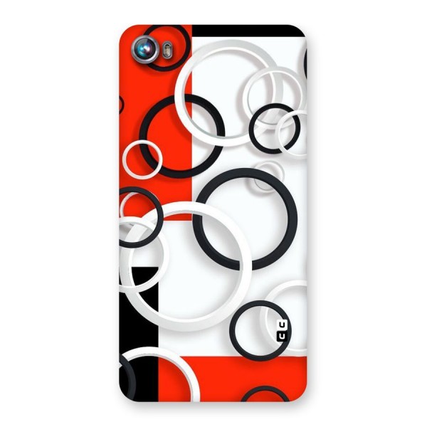 Rings Abstract Back Case for Micromax Canvas Fire 4 A107