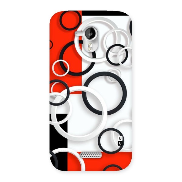 Rings Abstract Back Case for Micromax Canvas HD A116