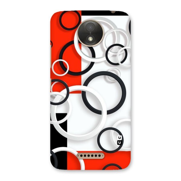 Rings Abstract Back Case for Moto C Plus