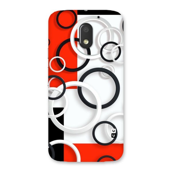 Rings Abstract Back Case for Moto E3 Power