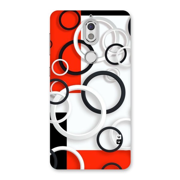 Rings Abstract Back Case for Nokia 7