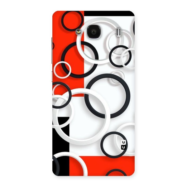 Rings Abstract Back Case for Redmi 2 Prime