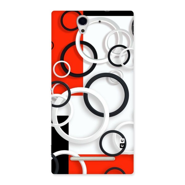 Rings Abstract Back Case for Sony Xperia C3