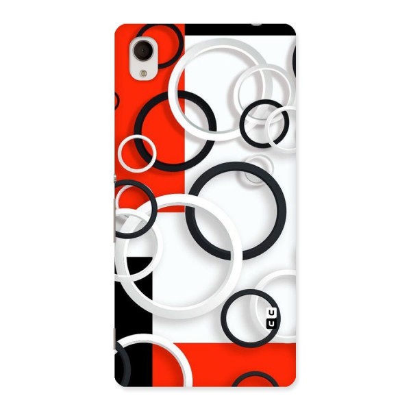 Rings Abstract Back Case for Sony Xperia M4