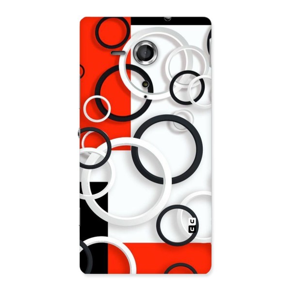 Rings Abstract Back Case for Sony Xperia SP