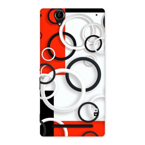 Rings Abstract Back Case for Sony Xperia T2