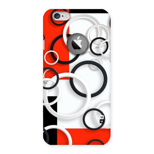 Rings Abstract Back Case for iPhone 6 Logo Cut