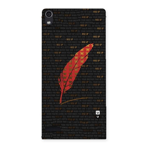 Rise Up Feather Back Case for Ascend P6