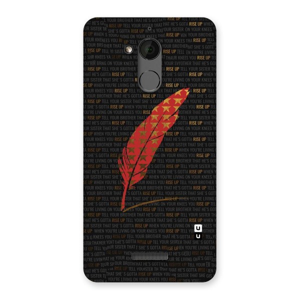 Rise Up Feather Back Case for Coolpad Note 5
