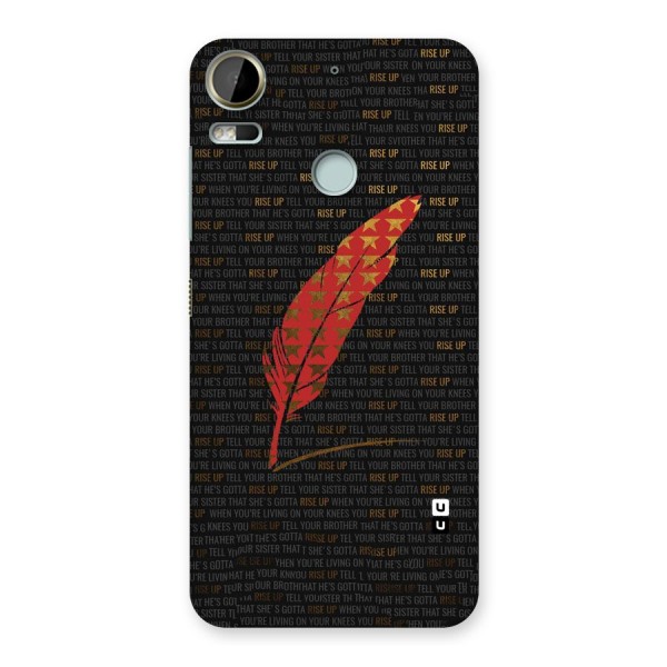 Rise Up Feather Back Case for Desire 10 Pro