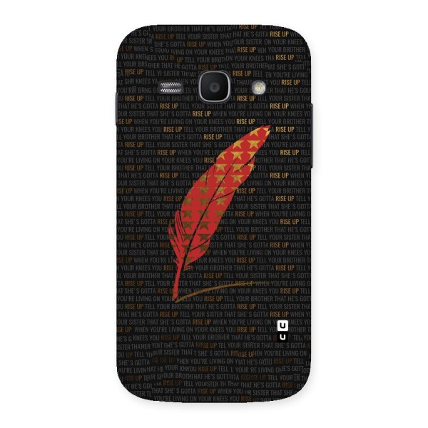 Rise Up Feather Back Case for Galaxy Ace 3