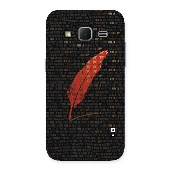 Rise Up Feather Back Case for Galaxy Core Prime