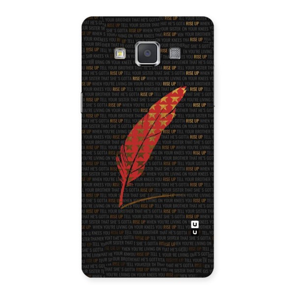 Rise Up Feather Back Case for Galaxy Grand 3