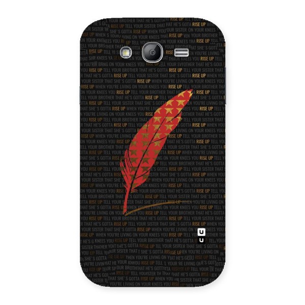 Rise Up Feather Back Case for Galaxy Grand Neo