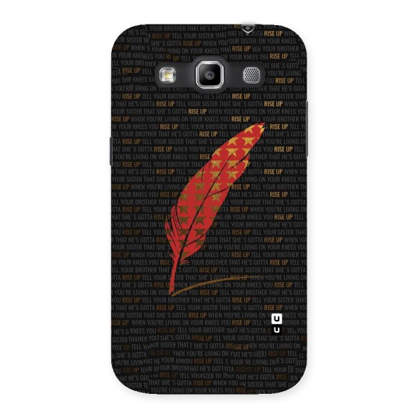 Rise Up Feather Back Case for Galaxy Grand Quattro