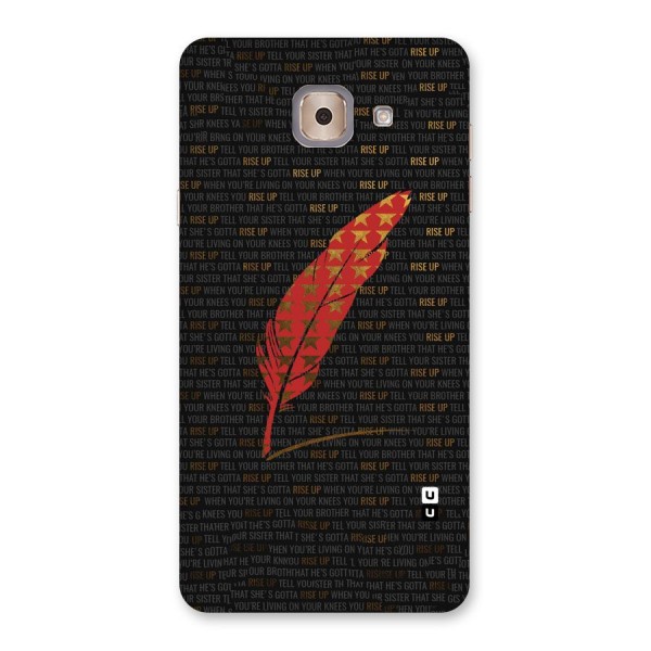 Rise Up Feather Back Case for Galaxy J7 Max