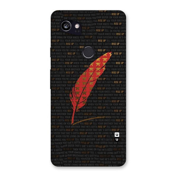 Rise Up Feather Back Case for Google Pixel 2 XL